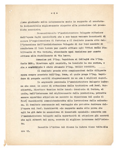 Verbali del Consiglio di Amministrazione delle Fabbriche Riunite Industria Gomma Torino del 18 settembre 1934
