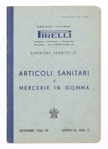 Articoli sanitari e mercerie in gomma