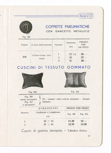 Articoli sanitari e mercerie in gomma