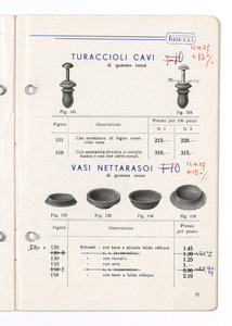 Articoli sanitari e mercerie in gomma