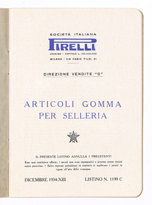 Articoli gomma per selleria