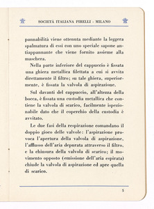 La maschera Pirelli tipo S.I.P. 1