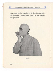 La maschera Pirelli tipo S.I.P. 1