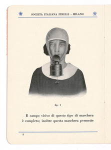 La maschera Pirelli tipo S.I.P. 3