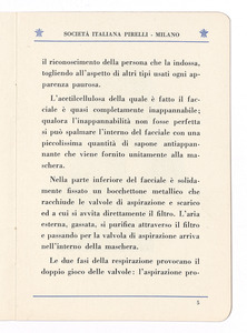 La maschera Pirelli tipo S.I.P. 3