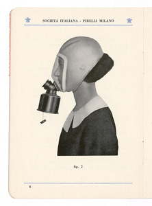 La maschera Pirelli tipo S.I.P. 3