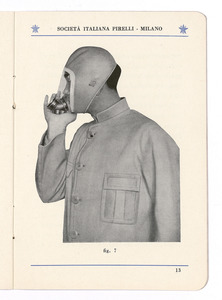 La maschera Pirelli tipo S.I.P. 3