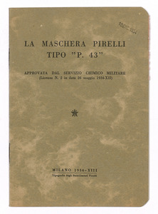 &#34;La maschera Pirelli tipo &#34;P. 43&#34;&#34;