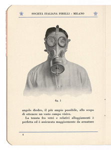 La maschera Pirelli tipo P. 43