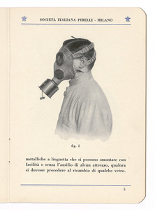 La maschera Pirelli tipo P. 43