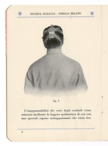 La maschera Pirelli tipo P. 43