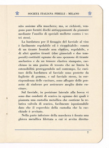La maschera Pirelli tipo P. 43