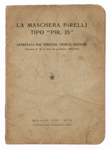 La maschera Pirelli tipo PIR. 35