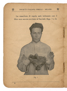 La maschera Pirelli tipo PIR. 35