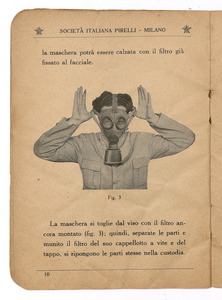 La maschera Pirelli tipo PIR. 35