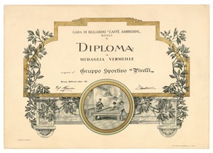 &#34;Diploma di medaglia vermeille&#34;