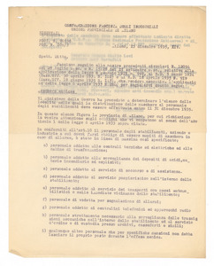 Protezione antiaerea/Distribuzione maschere antigas