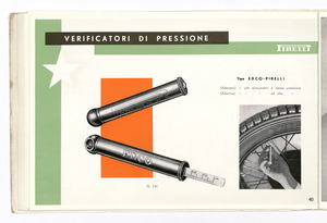 Pirelli/Accessori e materiali per riparazioni velo e moto