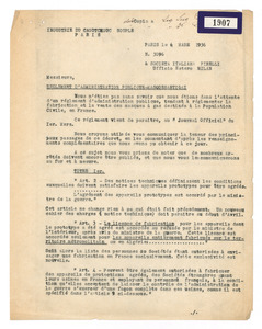 Reglement d'administration publique - masquesantigaz