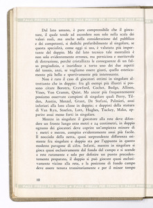 Un capitolo di tecnica tennistica/Teoria del gioco di doppio