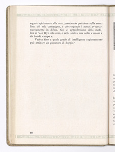 Un capitolo di tecnica tennistica/Teoria del gioco di doppio
