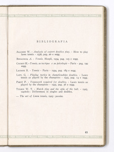 Un capitolo di tecnica tennistica/Teoria del gioco di doppio