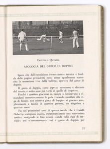 Un capitolo di tecnica tennistica/Teoria del gioco di doppio