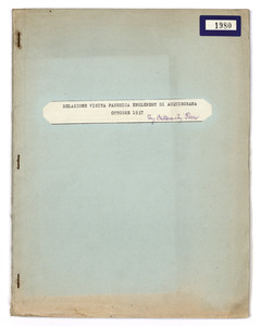 &#34;Relazione visita fabbrica Englebert di Aquisgrana/Ottobre 1937&#34;