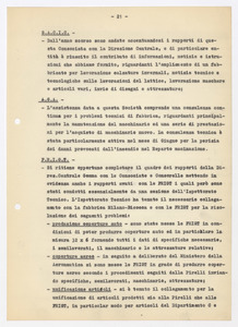 Relazione sull'esercizio 1937