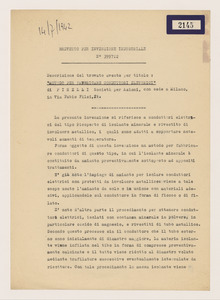 Brevetto per invenzione industriale n. 399722
