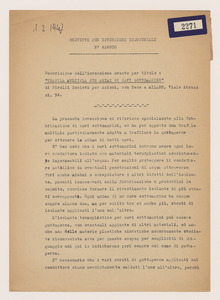 Brevetto per invenzione industriale n. 426000