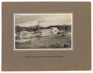 Lo Stabilimento di Spezia specialmente adibito all'armamento dei cavi sottomarini