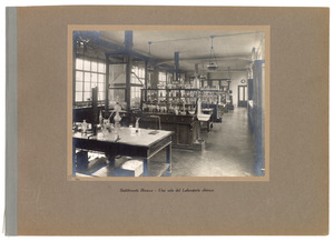 Stabilimento Bicocca - Una sala del Laboratorio chimico