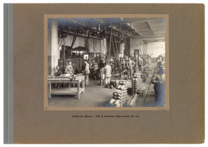 Stabilimento Bicocca - Sala di lavorazione degli accessori per cavi