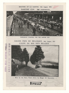 Due vittorie Pirelli nel 1913