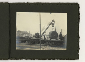 Posa cavo primario/3 x 50 R.F 27500 volt/S. Limbania - Terralba/1914 - 1915