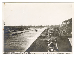 Gran Premio dell'A.C. d'Italia - Fiat e Diatto avanti alle tribune