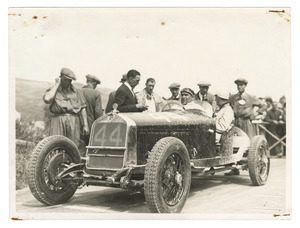 Tre fotografie della Targa Florio 1930