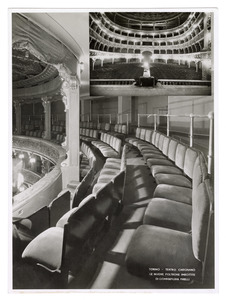2 interni del Teatro Carignano di Torino