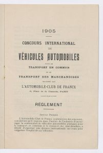 Automobilitazione invernale/1905/Avvenimenti sportivi diversi