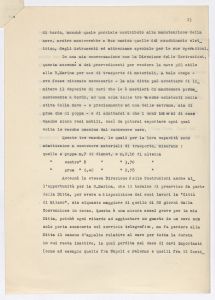 Lettera di Giovanni Battista Pirelli al Vice Ammiraglio Carlo Mirabello