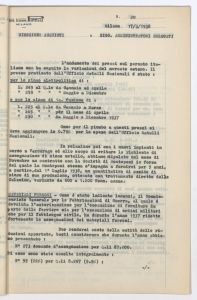 Relazione per l'esercizio 1937