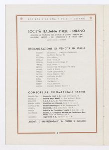 La produzione degli articoli vari di gomma Pirelli