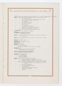 La produzione degli articoli vari di gomma Pirelli