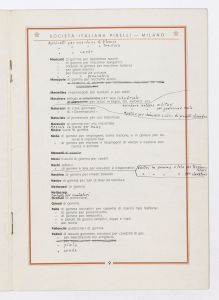 La produzione degli articoli vari di gomma Pirelli