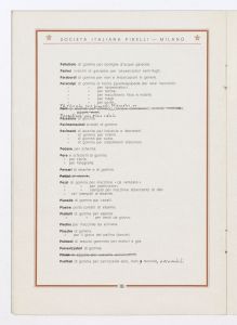 La produzione degli articoli vari di gomma Pirelli
