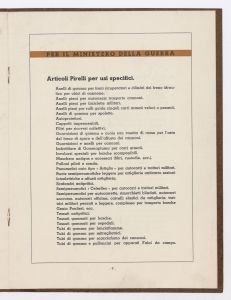 La produzione degli articoli di gomma per enti statali e parastatali
