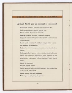 La produzione degli articoli di gomma per enti statali e parastatali