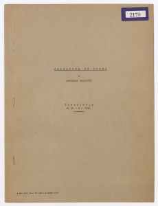 Calzature di gomma e articoli relativi/Prezziario al 30 - 6 - 1943