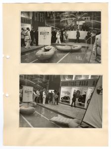 Visita de S. E. El Jefe del Estado al Salon Pirelli en la XVII Feria de Muestras de Barcelona/Juno de 1949